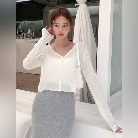 NWOT Dazy Ribbed Knit Cardigan - S - Picture 1 of 7